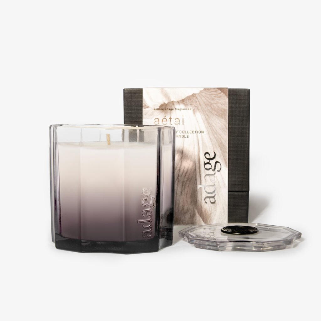 aétai perfumery candle by source adage fragrances