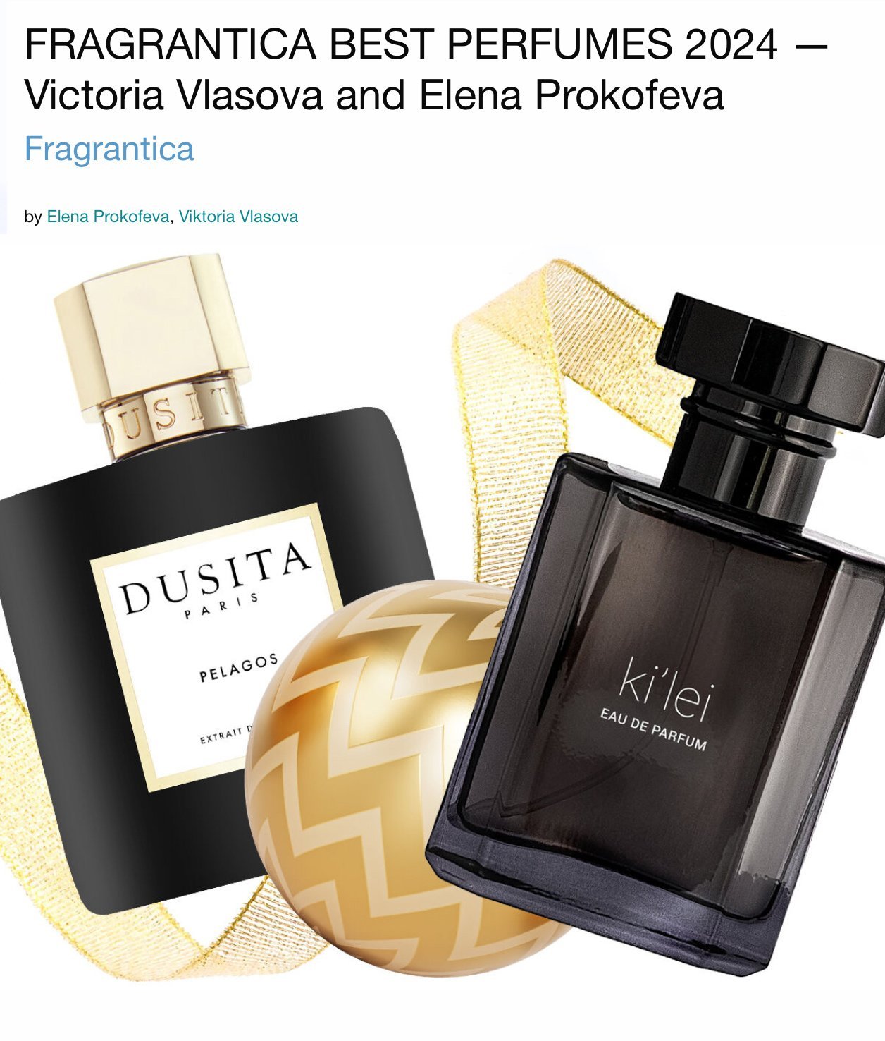 FRAGRANTICA Best Perfume 2024